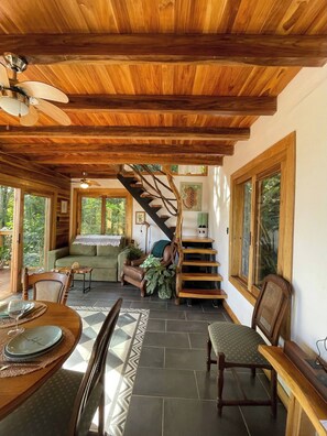 Cabin, 1 Bedroom, Balcony, Garden View | Interior - Jungle Spirit Treehouse (Cahuita)