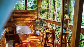 Kabin, 1 kamar tidur, balkon, pemandangan kebun | Halaman properti