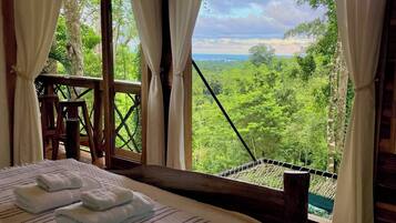 Kabin, 1 kamar tidur, balkon, pemandangan kebun | 2 kamar tidur