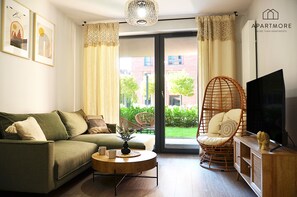 高级公寓, 花园景观 | 客厅