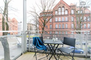 Vista de la ciutat des de l'allotjament