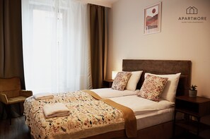 高级公寓 | 防过敏的被褥、特色装修、特色家居、遮光窗帘