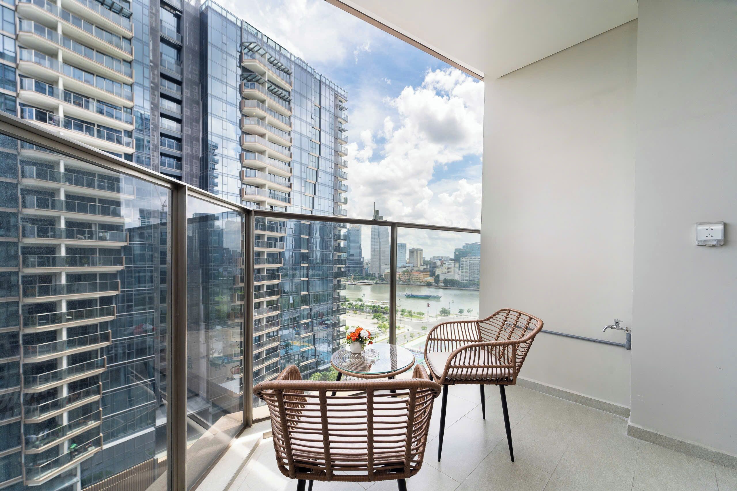 Deluxe Apartment, 1 Bedroom, Balcony, City View | View from room