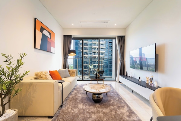 LÀgenhet Executive - 2 sovrum - balkong - utsikt mot staden | Utsikt frÄn rummet