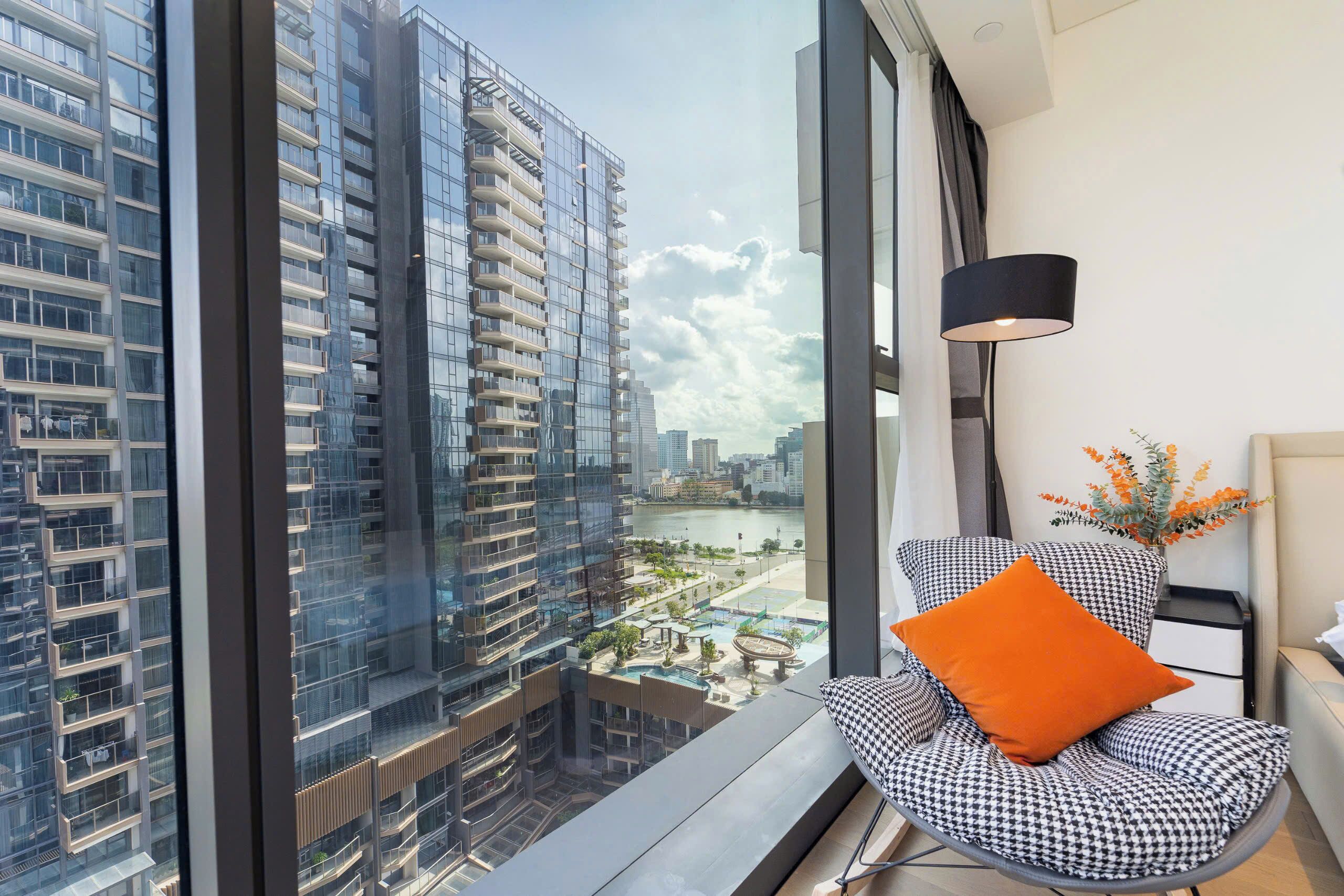 Executive-huoneisto, 2 makuuhuonetta, parveke, kaupunkinäköala | Näkymä huoneesta