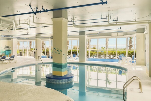 Indoor pool, a heated pool