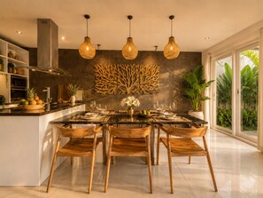 Luxury Villa, Pool View | In-room dining - Villa St Calyx by DVH Luxe Retreats 3BR (Canggu)