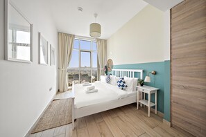 1 soverom, strykejern/-brett, wi-fi (inkludert) og sengetøy