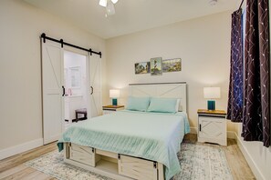 3 bedrooms, iron/ironing board, travel crib, WiFi