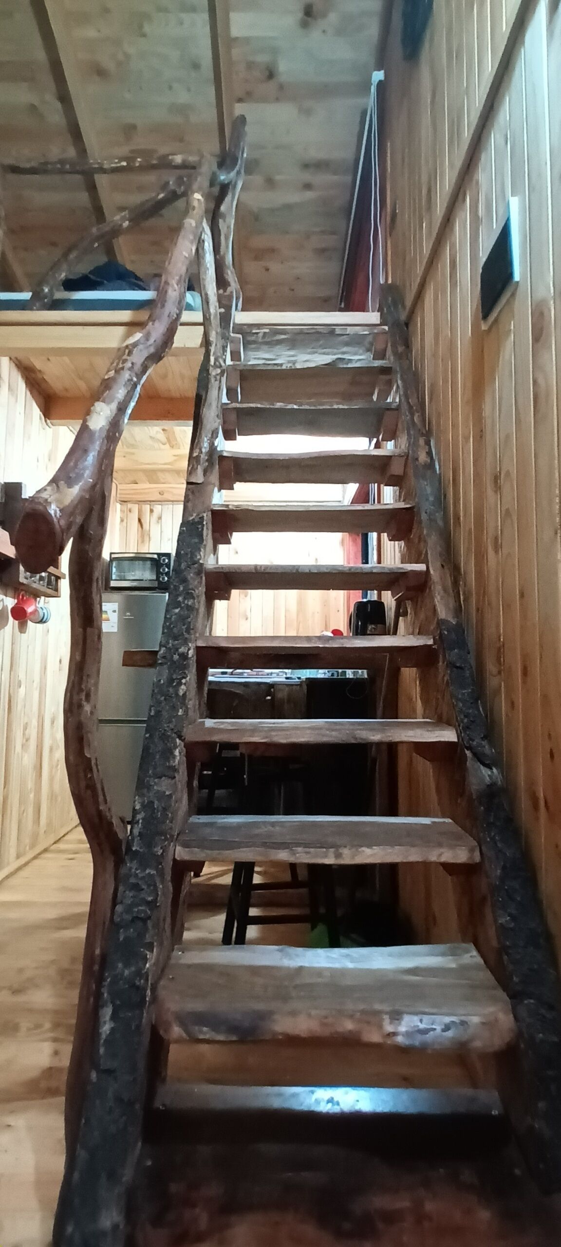 Panoramic-Ferienhütte, Terrasse, Gartenblick | Wohnbereich