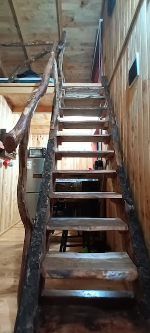 Panoramic Cabin, Patio, Garden View | Living area - Cabaña Arrayán (Pucón)