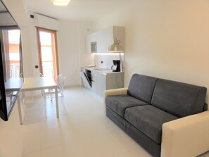 Apartment, 2 Bedrooms, Balcony, City View | Living room - Very Comfortable Seafront Apartment (San Michele al Tagliamento)