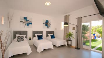 6 Schlafzimmer, Bügeleisen/Bügelbrett, Bettwäsche