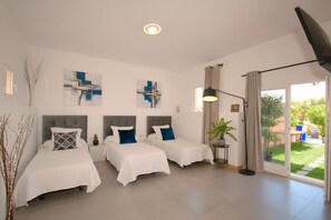 6 Schlafzimmer, Bügeleisen/Bügelbrett, Bettwäsche