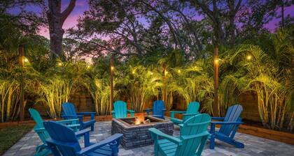 Spacious 5BR Retreat ~ Heated Pool ~ Near Beach & Dining ~ Bikes Included!