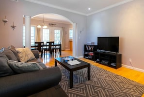 Smart TV, books, video library