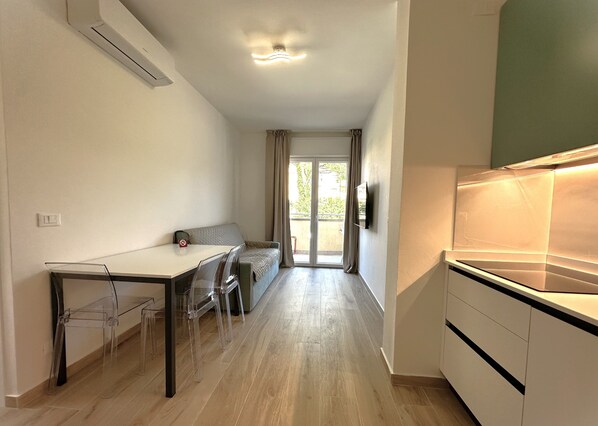 Departamento, 1 habitación, balcón, vista a la ciudad | Interior