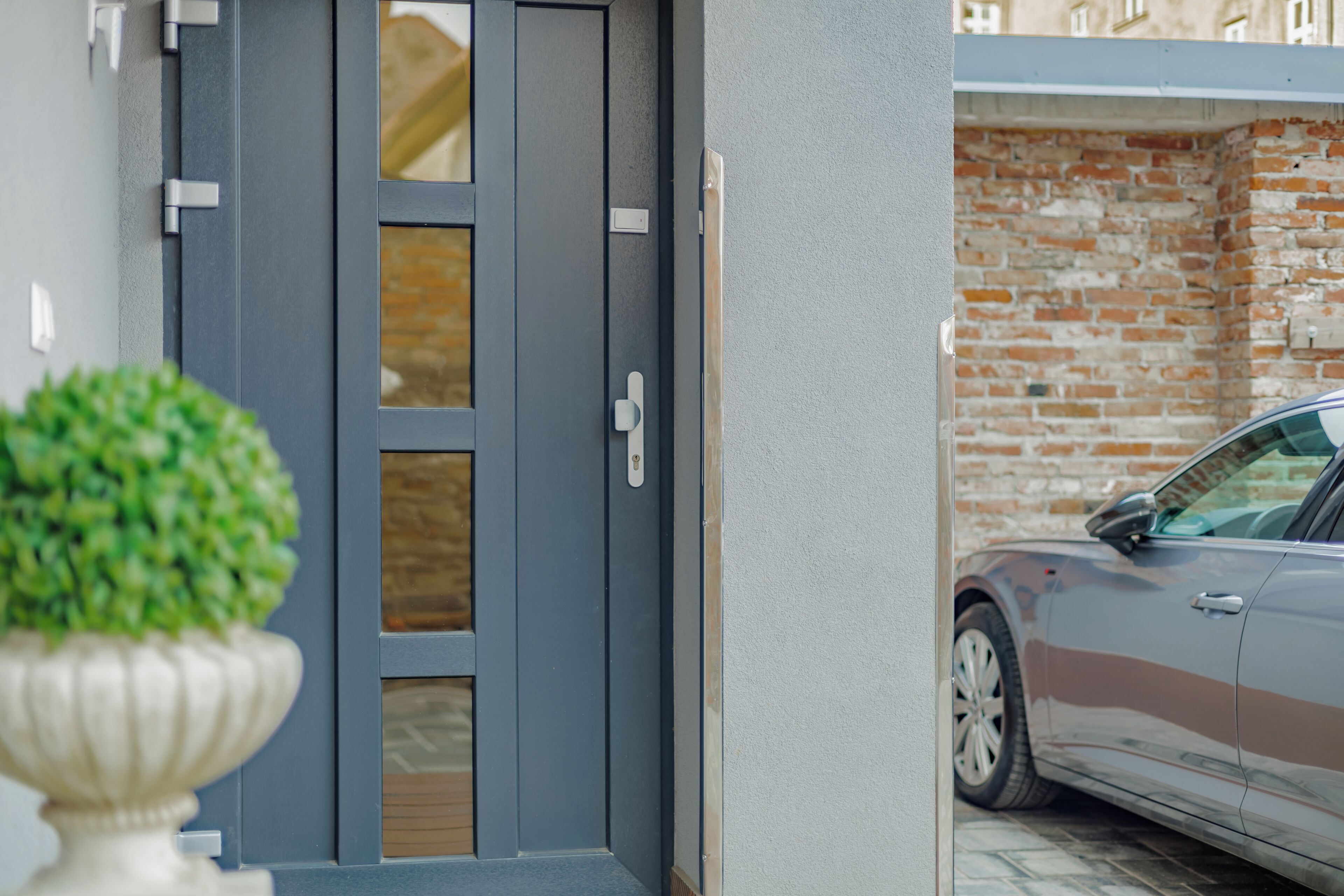 숙박 시설 입구