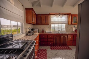 Microwave, oven, stovetop, paper towels