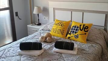 Iron/ironing board, WiFi, bed sheets