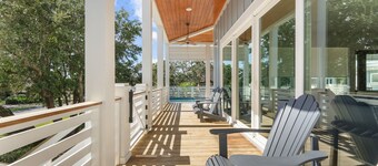 Luxurious 6 Bedroom House Across From Beach! Beach Views, Spa, Pool, Elevator!