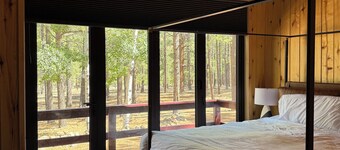 “Scout’s House” cabin on 2 acres 
Dog Friendly!