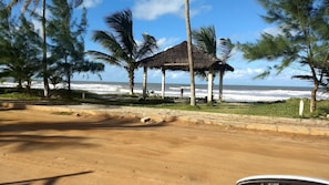 Beach nearby, white sand