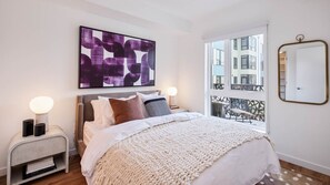 1 bedroom, iron/ironing board, bed sheets