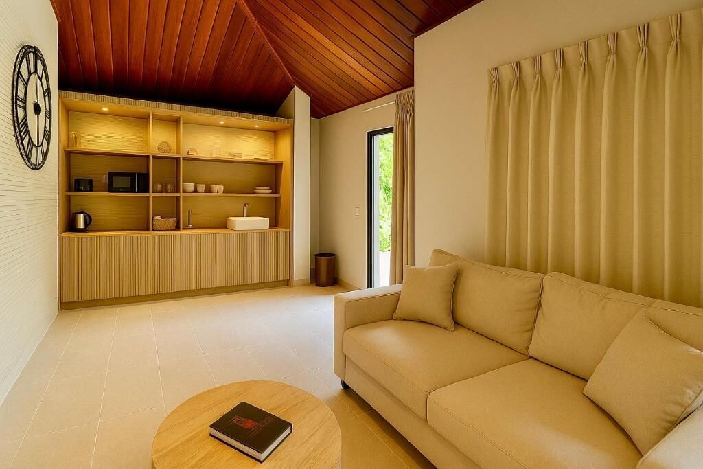 Caja de seguridad en la habitación y cortinas blackout 