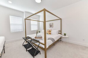 Desk, iron/ironing board, travel crib, WiFi