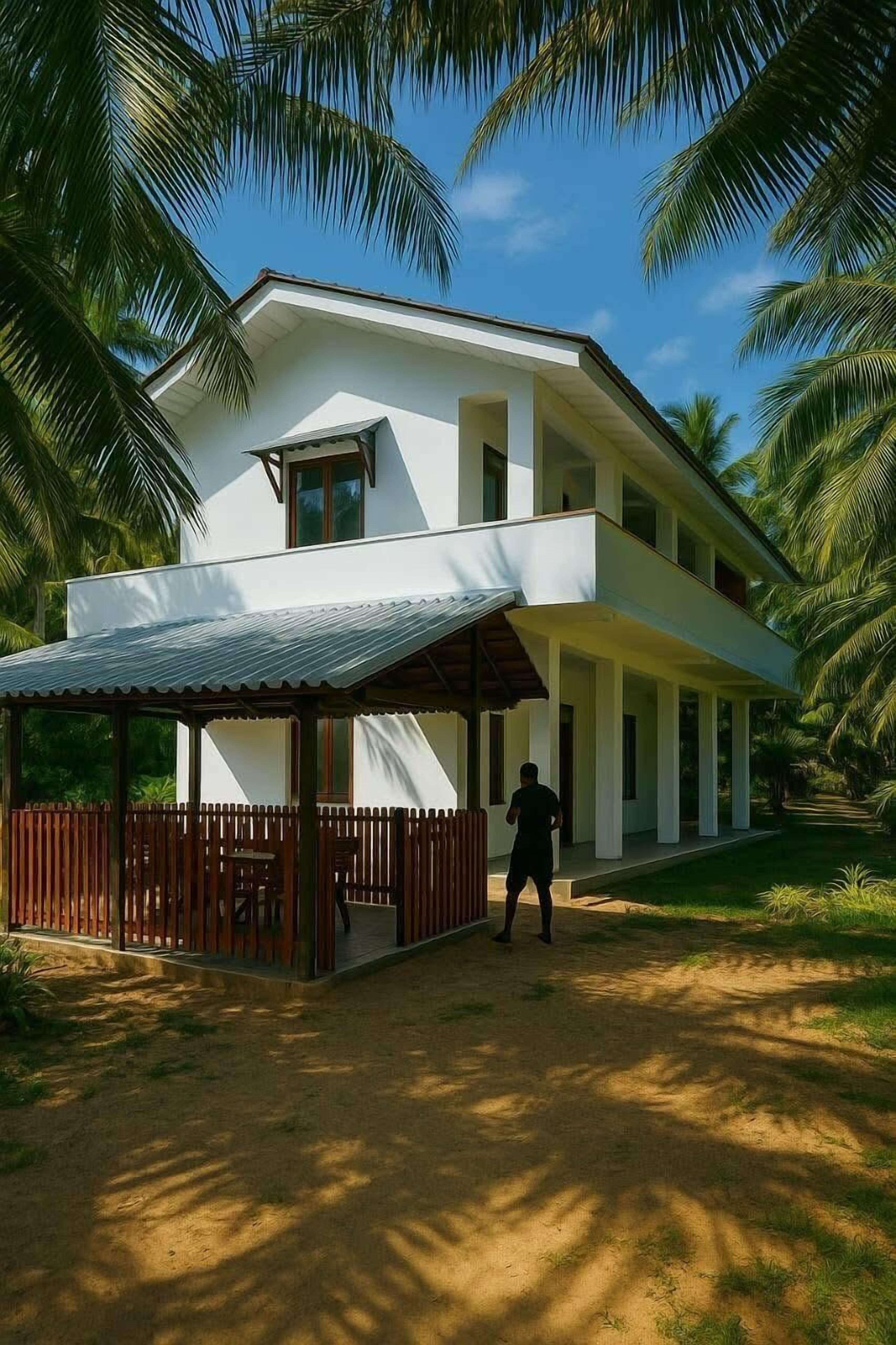 Overnatningsstedets facade