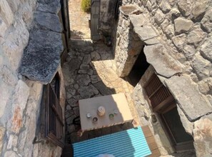 Outdoor dining - Two Bedroom Holiday Holiday Home with Patio and Terrace (Drvenik Veliki)