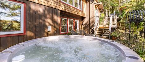 Bain à remous extérieur