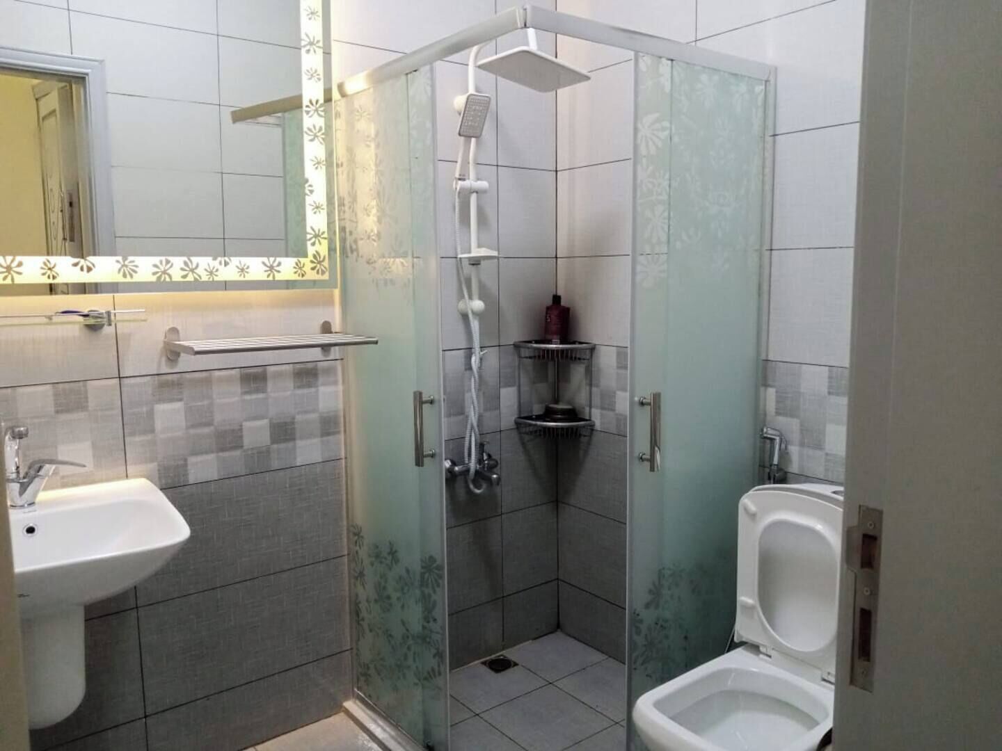 Towels, soap, toilet paper