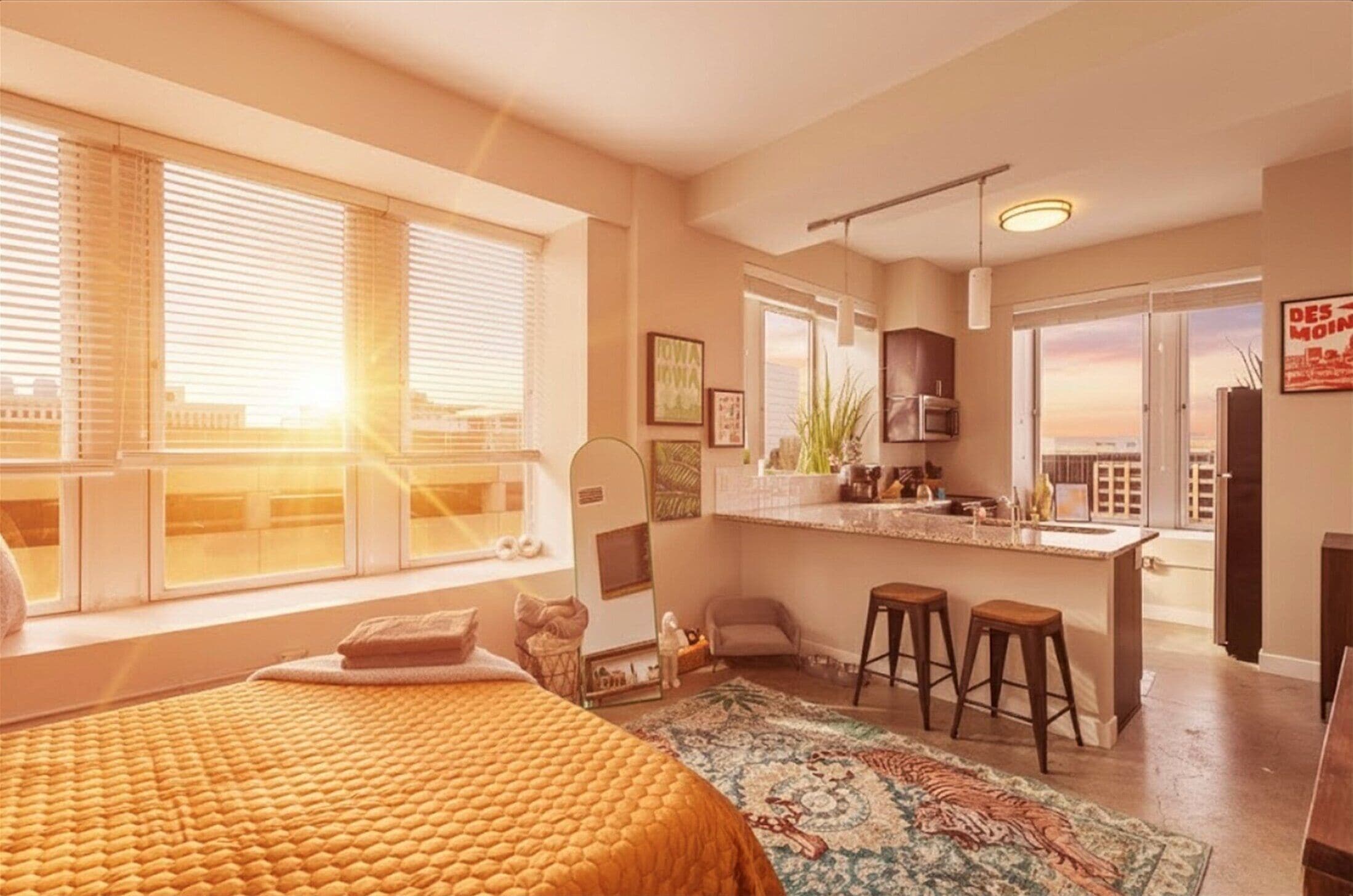 Iron/ironing board, WiFi, bed sheets, wheelchair access