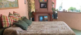 Cabaña privada en villa & Templo Jardin