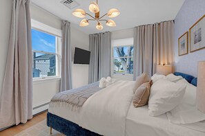 5 slaapkamers, een strijkplank/strijkijzer, gratis wifi, beddengoed