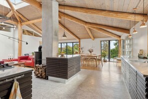 Interior - Scenic 2025 summer house with sea view (Storvorde)