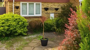 A two-story residential building with a red exterior and white window frames. - Charming 3-bedroom house in Sittingbourne for contractors, family & Tourists!! (Sittingbourne)
