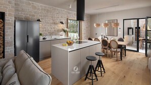 House | Private kitchen - Luxury Villa With Heated Infinity Pool and Sauna (Pazin)