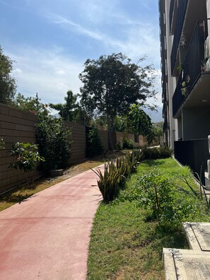Departamento, 2 habitaciones, alberca privada, vista al jardín | Vista desde la habitación