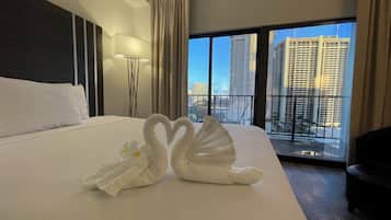 1 habitación, tabla de planchar con plancha, wifi y ropa de cama