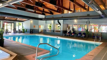 Indoor pool, a heated pool
