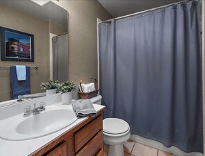 Hair dryer, towels, soap, toilet paper - Luxury Evergreen Retreat · Fireplace · Mountain Views · 45 min Denver  (Evergreen)