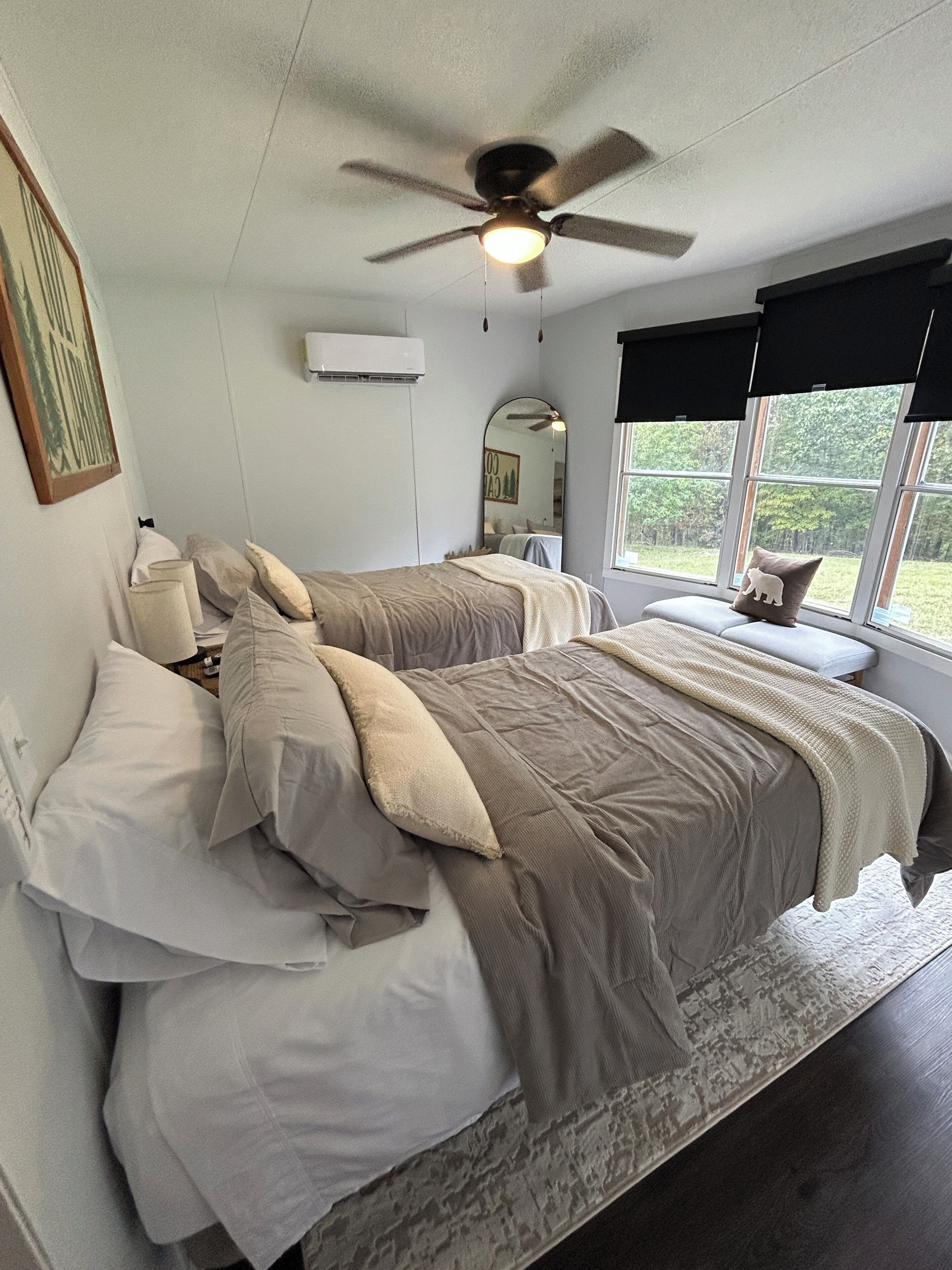 2 habitaciones, wifi gratis y ropa de cama 