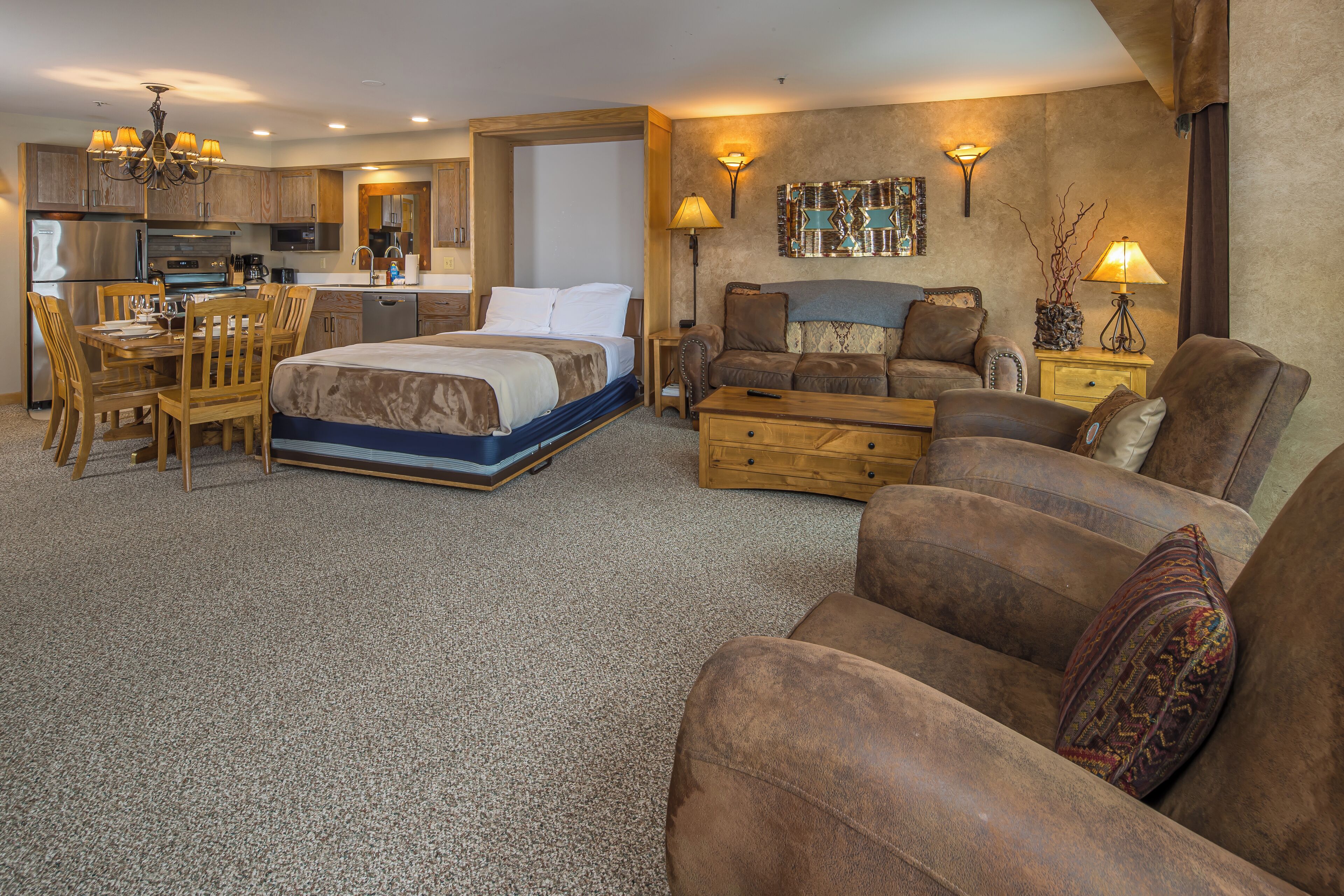 1 غرفة نوم ومكواة/لوح كي وواي فاي مجانًا وملاءات أسرّة