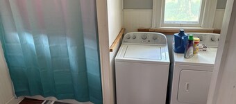 Rustic working farm house in rural Girard, Kansas.