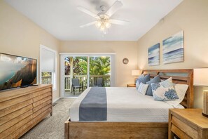 2 bedrooms, in-room safe, iron/ironing board, travel crib - Poipu Luxury — 2BR 2BA A/C Condo with Resort Amenities, Walk to Beaches & Trails (Koloa)