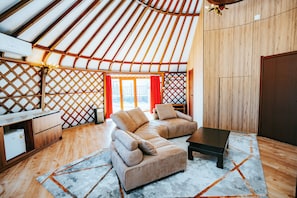 Familienbungalow, Bergblick