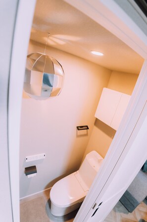 Condo, 1 Bedroom, Non Smoking | Bathroom | Combined shower/tub, hair dryer, slippers, towels - Showa Bloom · Cozy Stay Near Shinjuku (Tokyo)